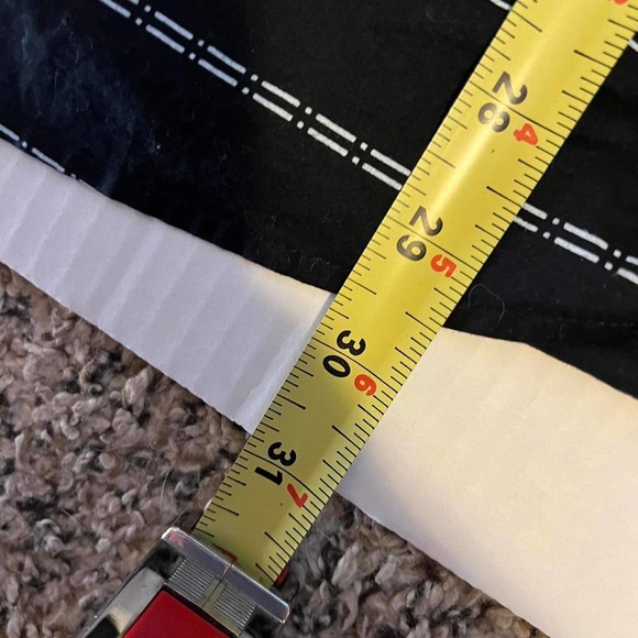 Black and White Striped Alfani Short Sleeve Button Up - Picture 6 of 6